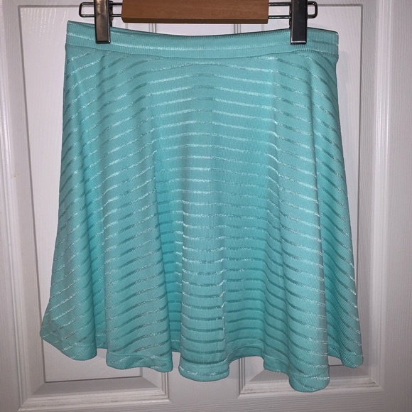 Turquoise /Aqua skater skirt